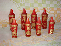 佛教蠟燭模具 